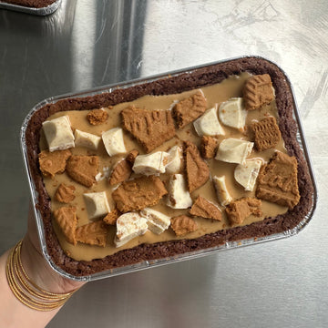 Lotus Biscoff Loaded Brownie