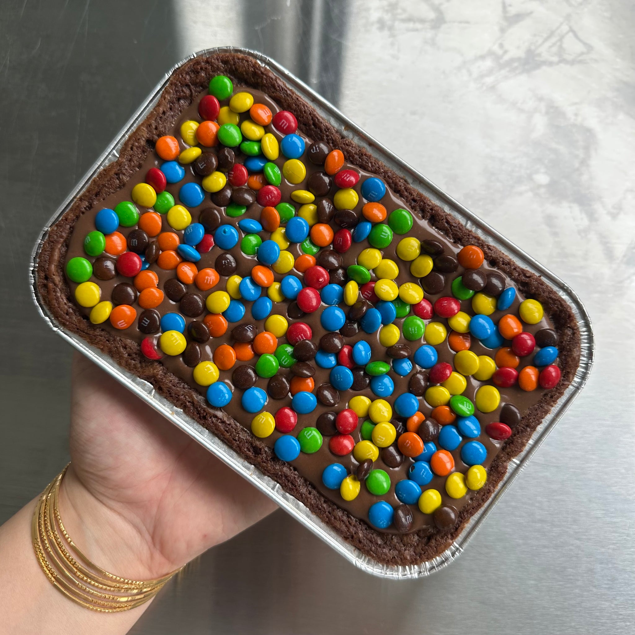 MnM's Minis Brownie